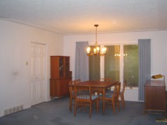 Tons of room this christmas for the whole family to sit down to dinner in the formal dining area 