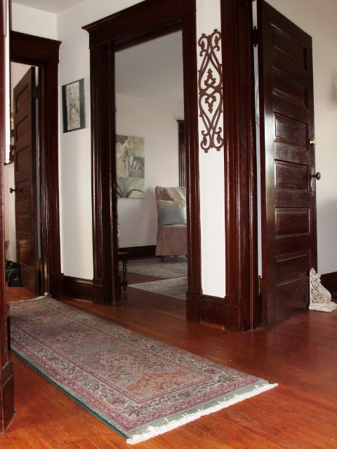 Central Foyer with lots of original woodwork