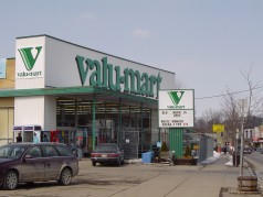 Do your grocery shopping at nearby Valu-Mart 
