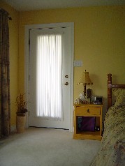 Door from master bedroom to sundeck 