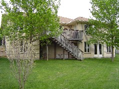 View of the back of the house