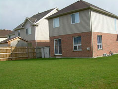 Super sized backyard with room at side yard for storage, dog run or boys toys!