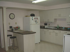 Kitchen in lower level